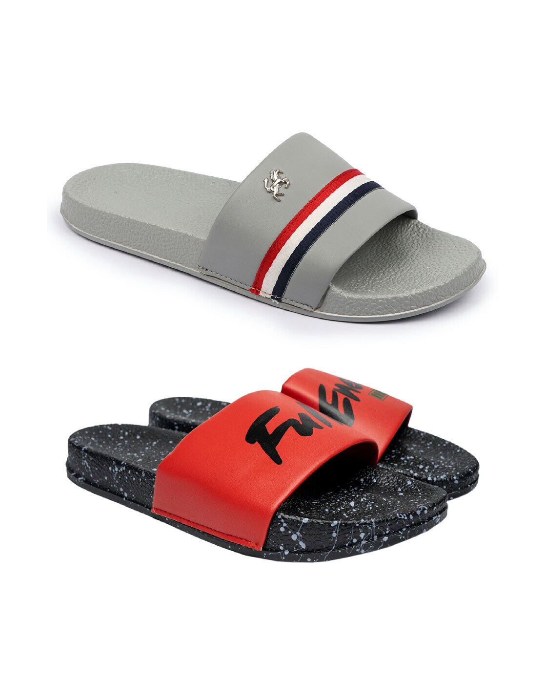 Silicon Strap Thong Flip Flops Slides for Mens and Boys