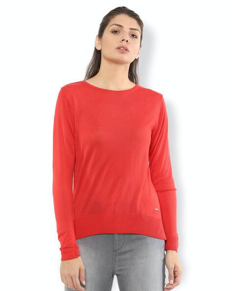 VAN HEUSEN Round Neck Full Sleeves Top