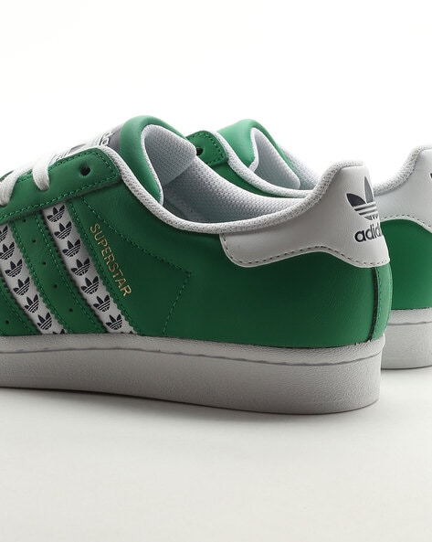 adidas Superstar Shoes in Green for Men