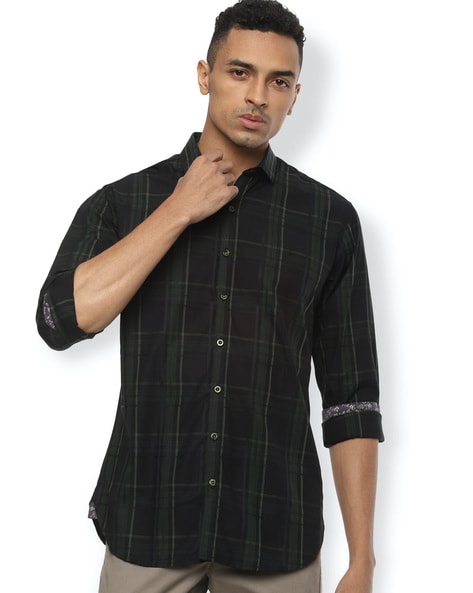 van heusen checked shirts