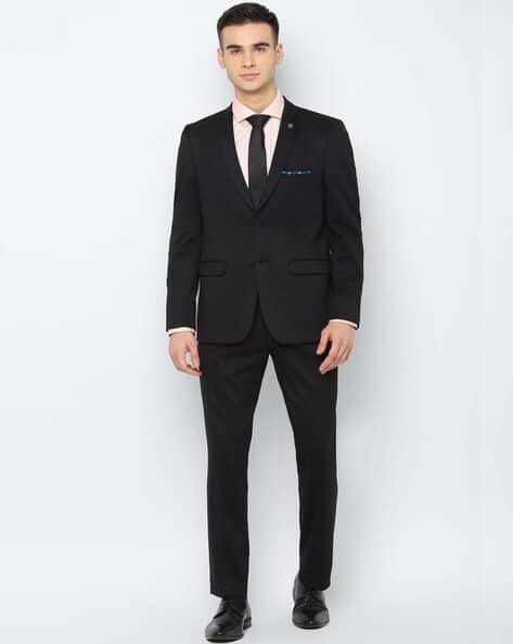 extra slim black suit
