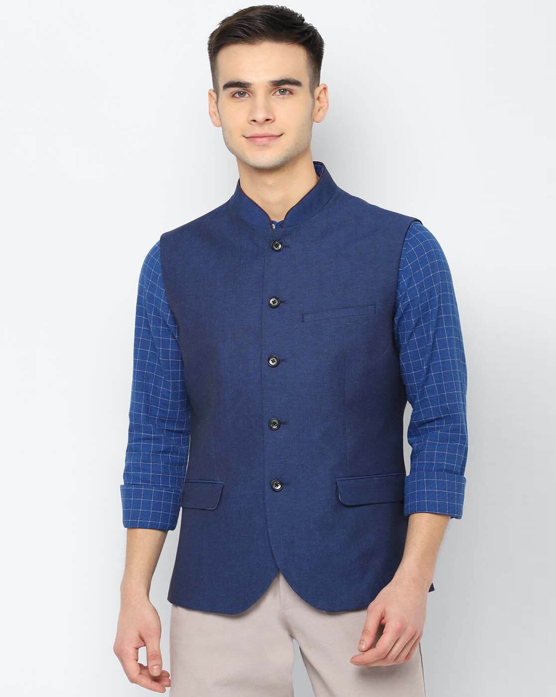 Allen solly 2025 nehru jacket