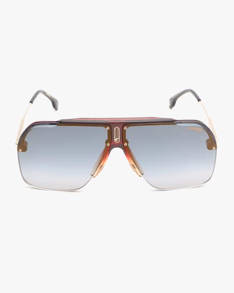 1031 Half-Rim Gradient Rectangular Sunglasses (Image - 3)