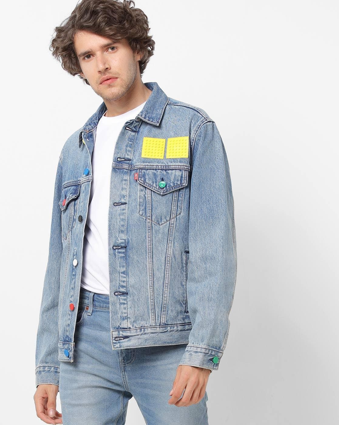 patch jacket mens