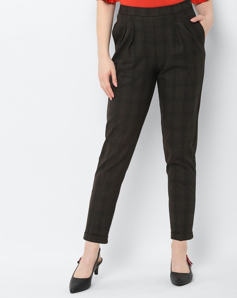 Buy Brown Pants For Women Online In India At Best Price Offers  Tata CLiQ