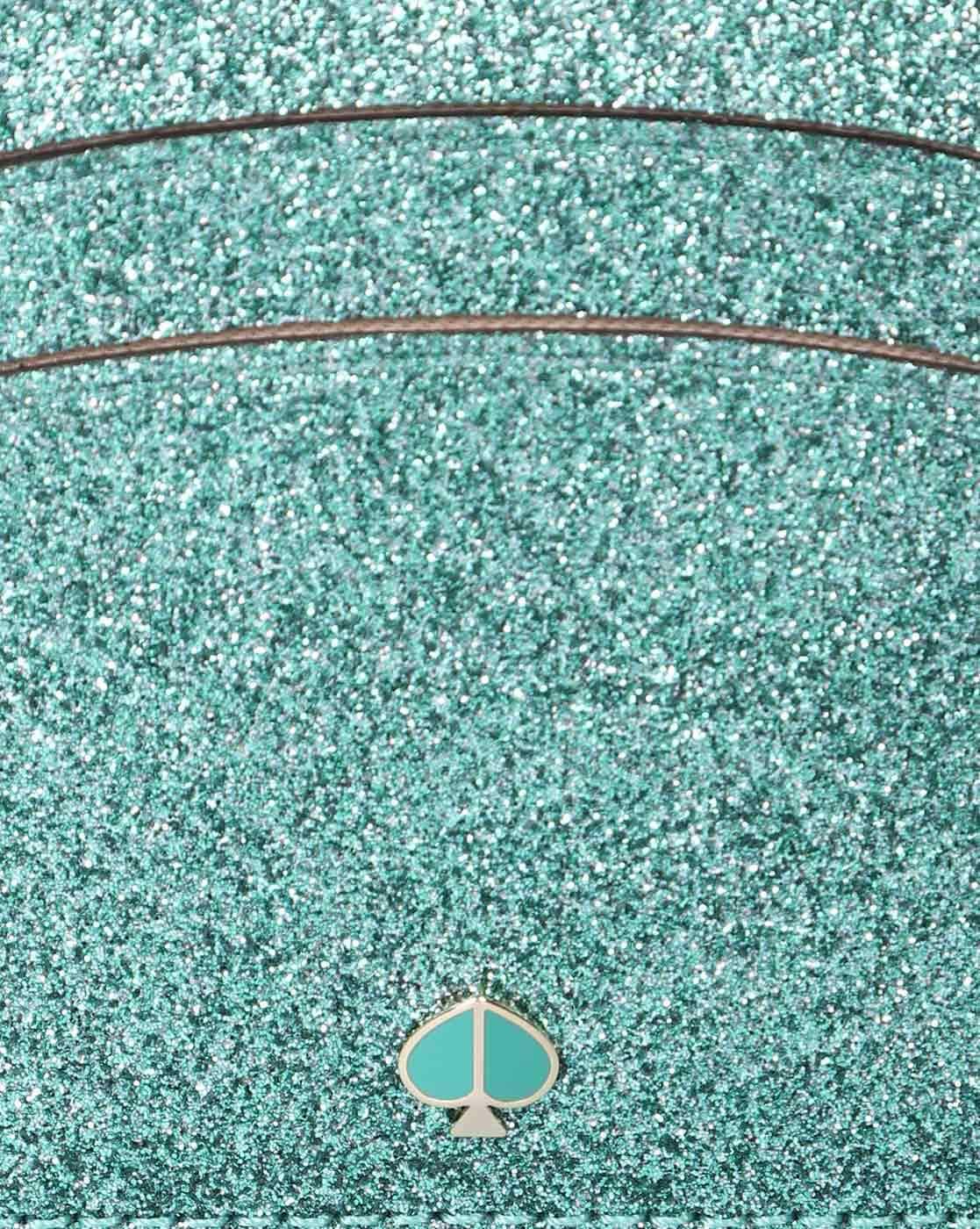 Buy KATE SPADE Burgess Court Glittery Card Holder Blue Color