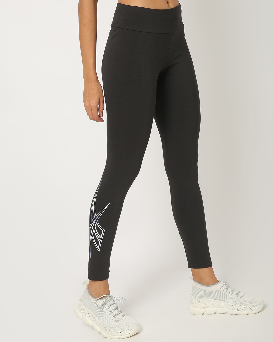 High-Rise Ankle-Length Tight Leggings