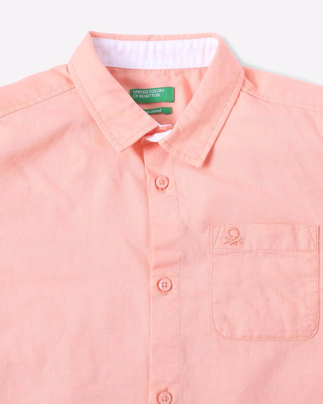 Buy Peach Shirts for Boys by UNITED COLORS OF BENETTON Online