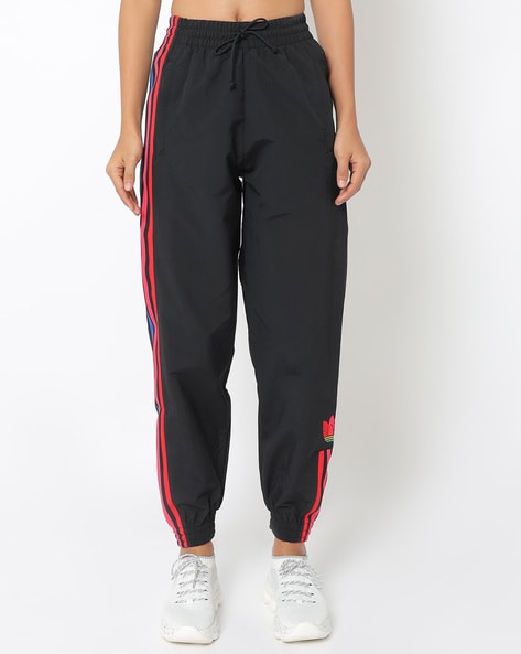 Track Pants with Cuffed Hems