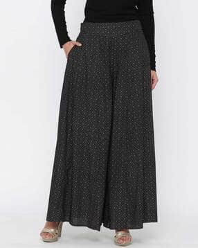 juniper Printed Palazzos with Semi-Elasticated Waist-picture-21