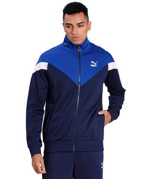 puma track jacket blue