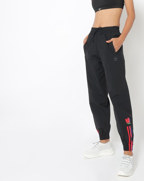 Track Pants with Cuffed Hems