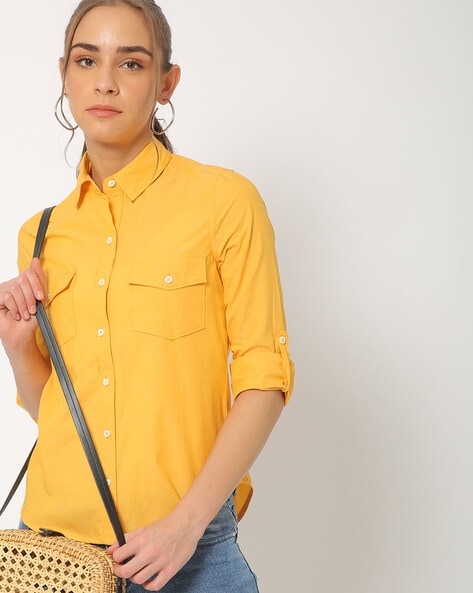 yellow jeans womens
