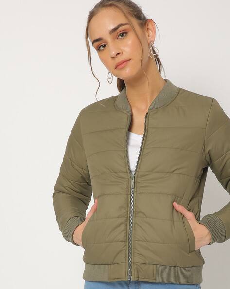 flying machine olive green jacket