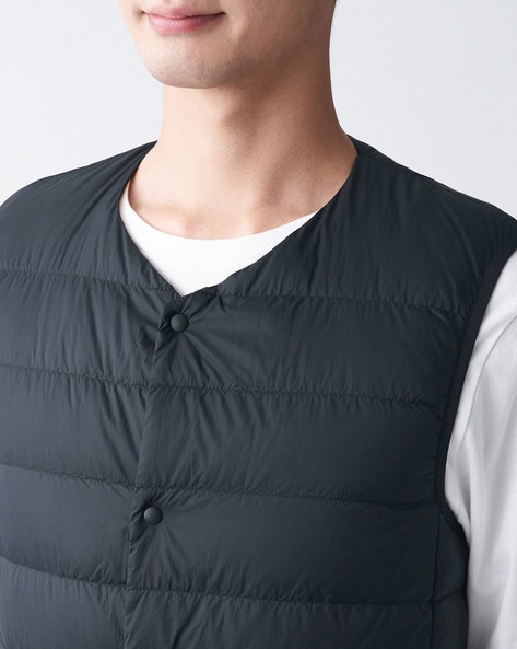 Collarless vest outlet mens