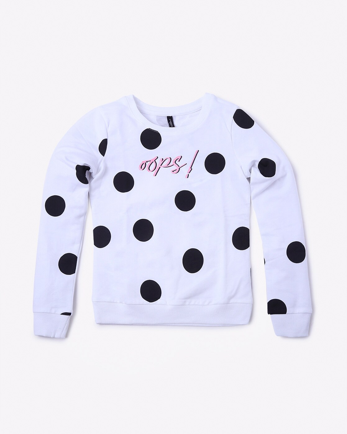 polka dot sweatshirts