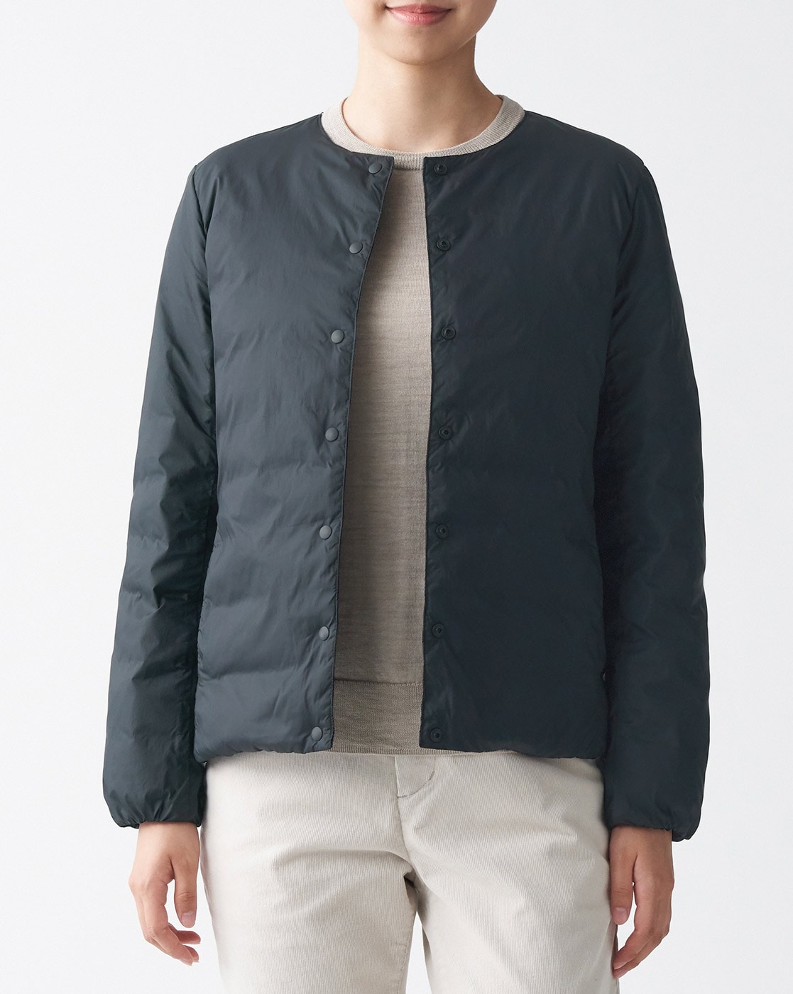 Transformer Ørken malm Buy Black Jackets & Coats for Women by MUJI Online | Ajio.com