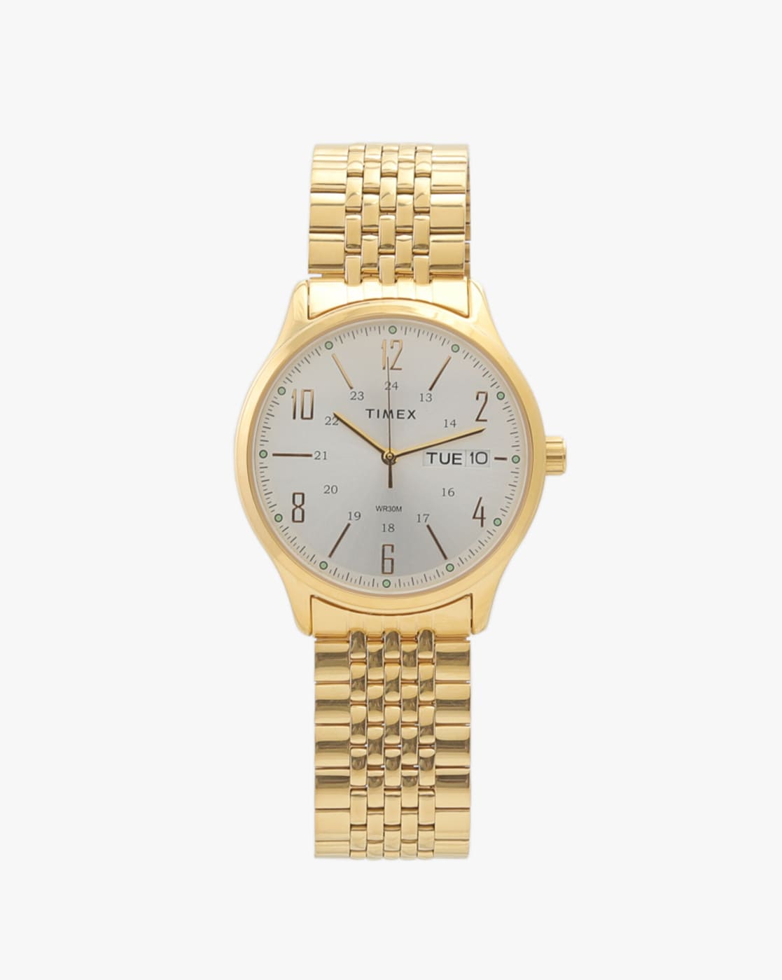 timex watch gold