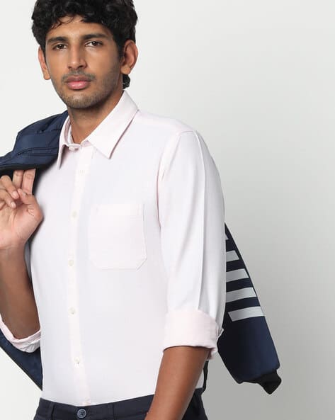 Pink Shirts for Men by INDIAN TERRAIN 
