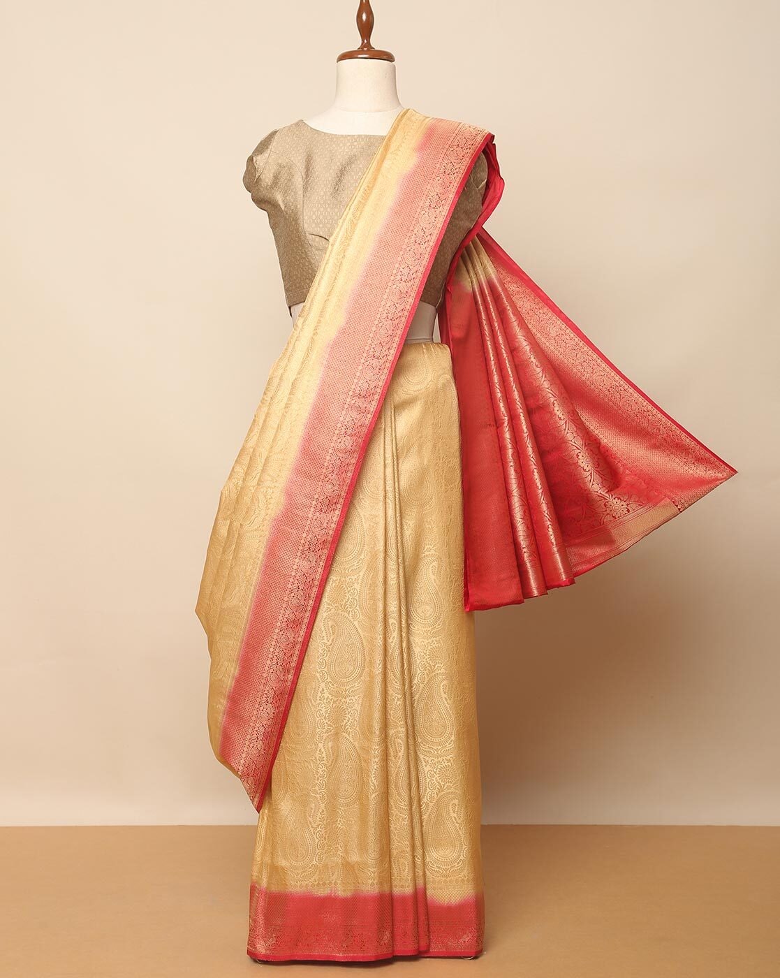 Buy Golden Sarees for Women by SATYA PAUL Online | Ajio.com