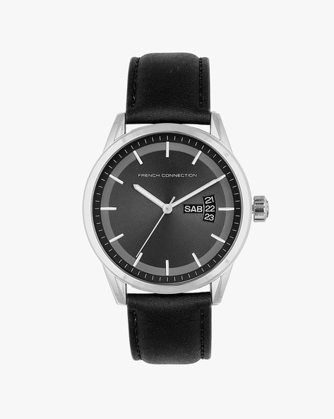 black watch leather strap