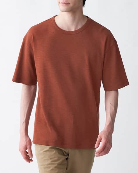 Buy Brick Red Tshirts for Men by MUJI 