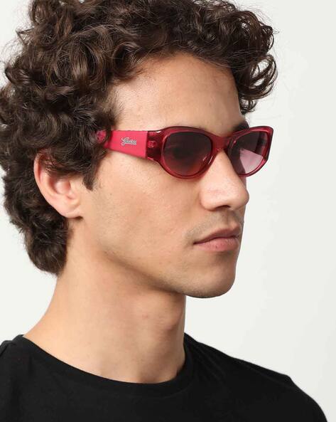 guess oval sunglasses