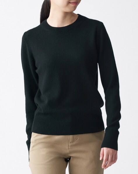 Women's Wool Crew Neck Sweater