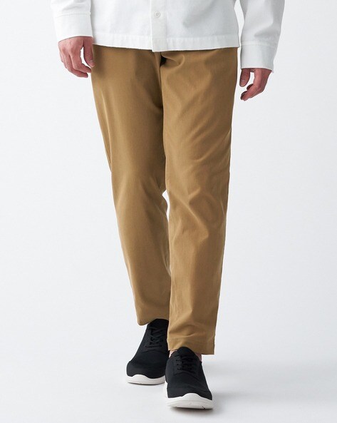 Linen trousers MUJI Camel size M International in Linen - 19549515