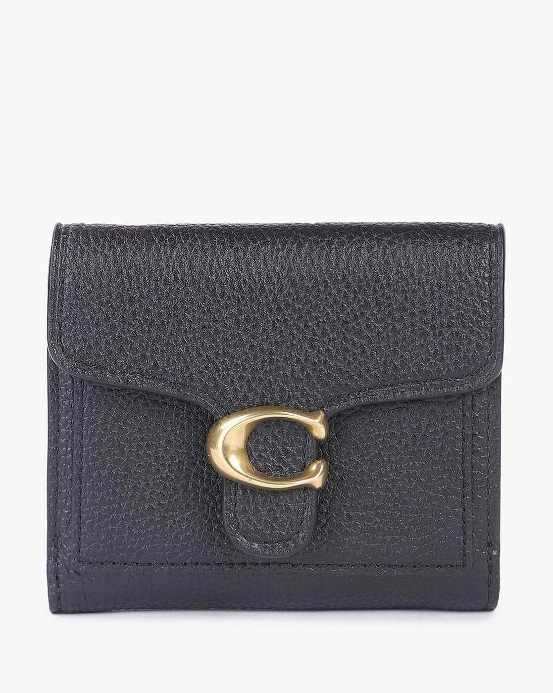 Small black coach wallet Clearance