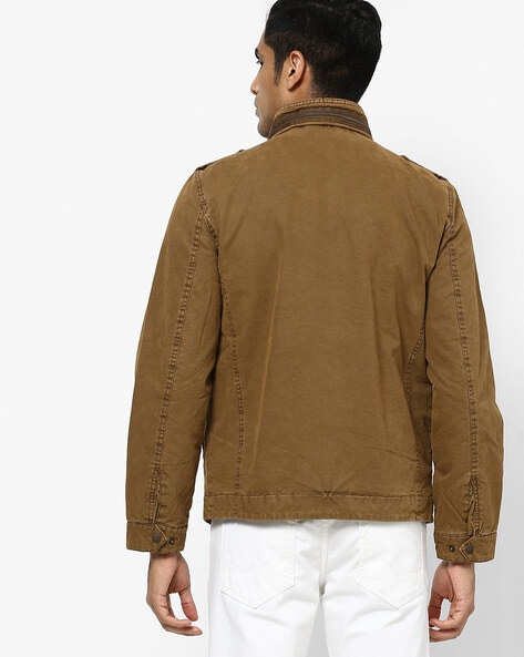 Panelled Military Jacket