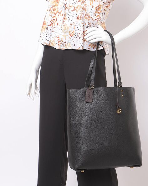 Buy Coach Plaza Tote Bag Black Color Women AJIO LUXE