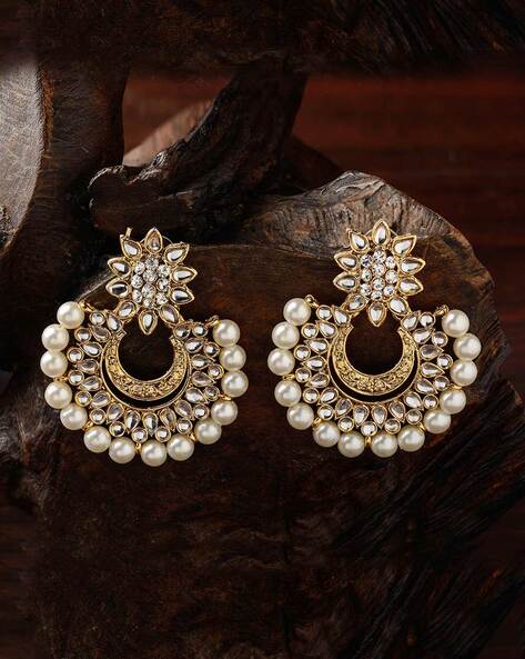 The Nityagata Silver Chand Bali Earrings-Buy Silver Jewellery Online — KO  Jewellery