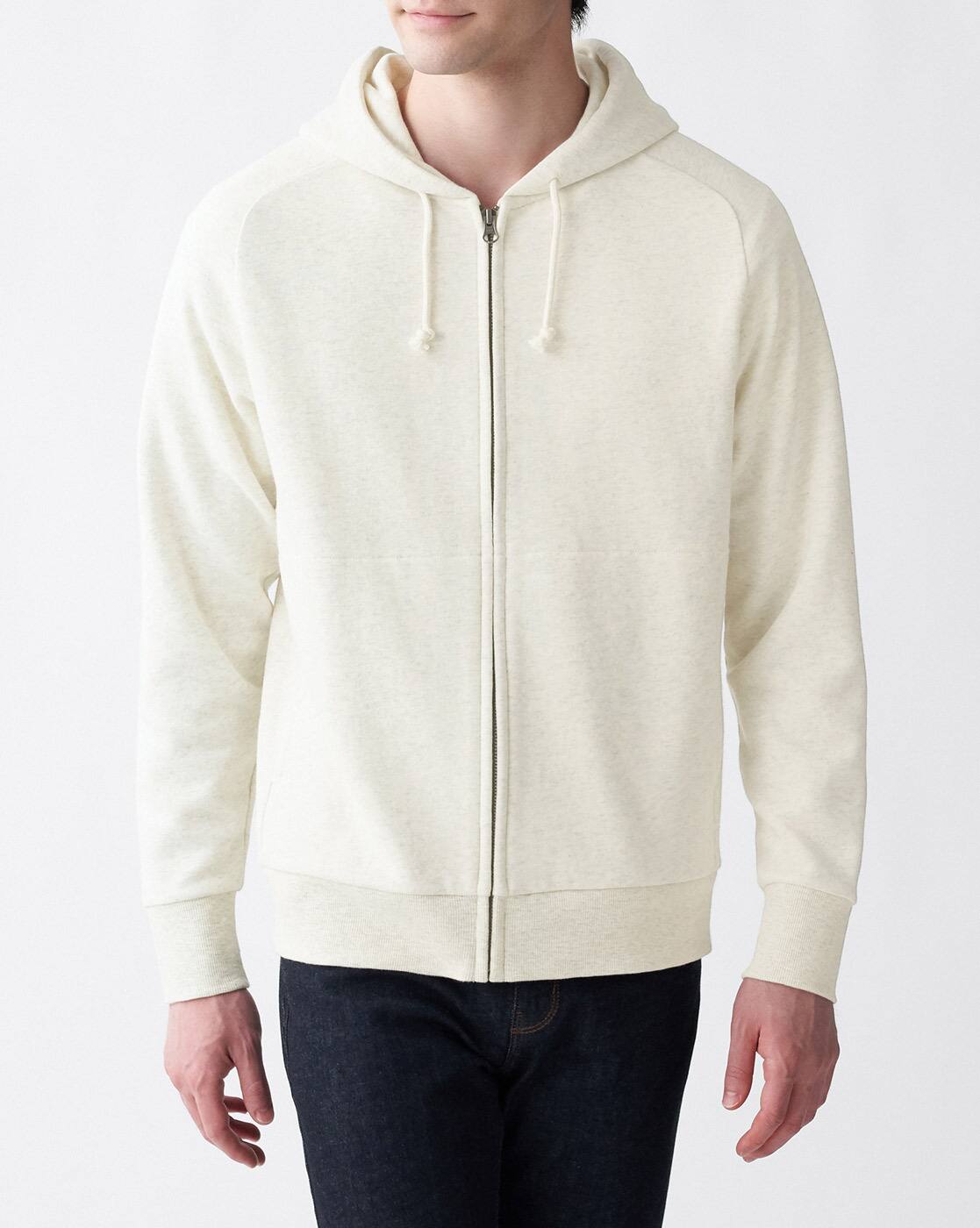 cream zip up hoodie mens