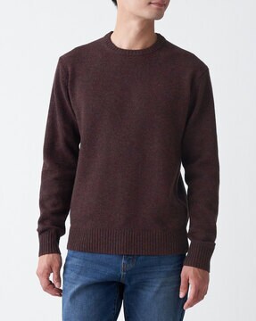 muji wool sweater