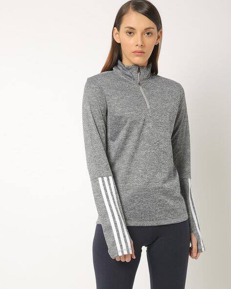 adidas high neck sweatshirt
