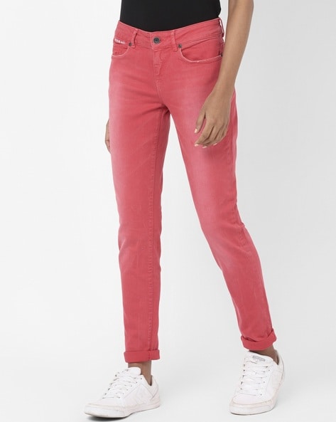 superdry pink jeans