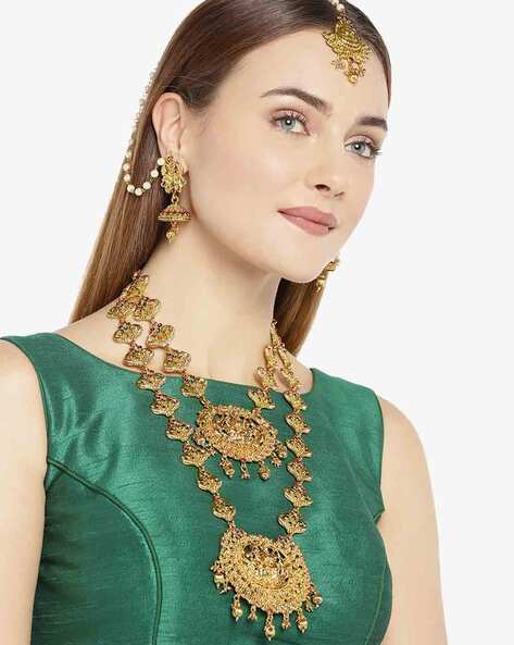 Buy Gold-Toned FashionJewellerySets for Women by ZAVERI PEARLS