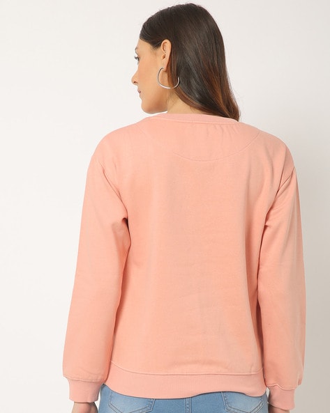 Buy Pink Sweatshirt & Hoodies for Women by MADAME Online