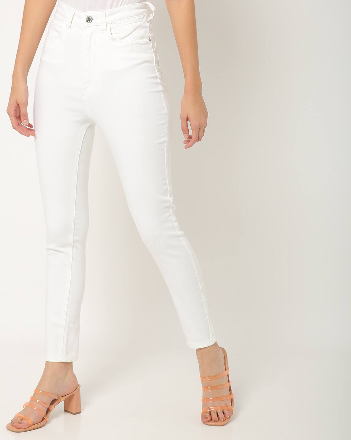 flying machine white jeans