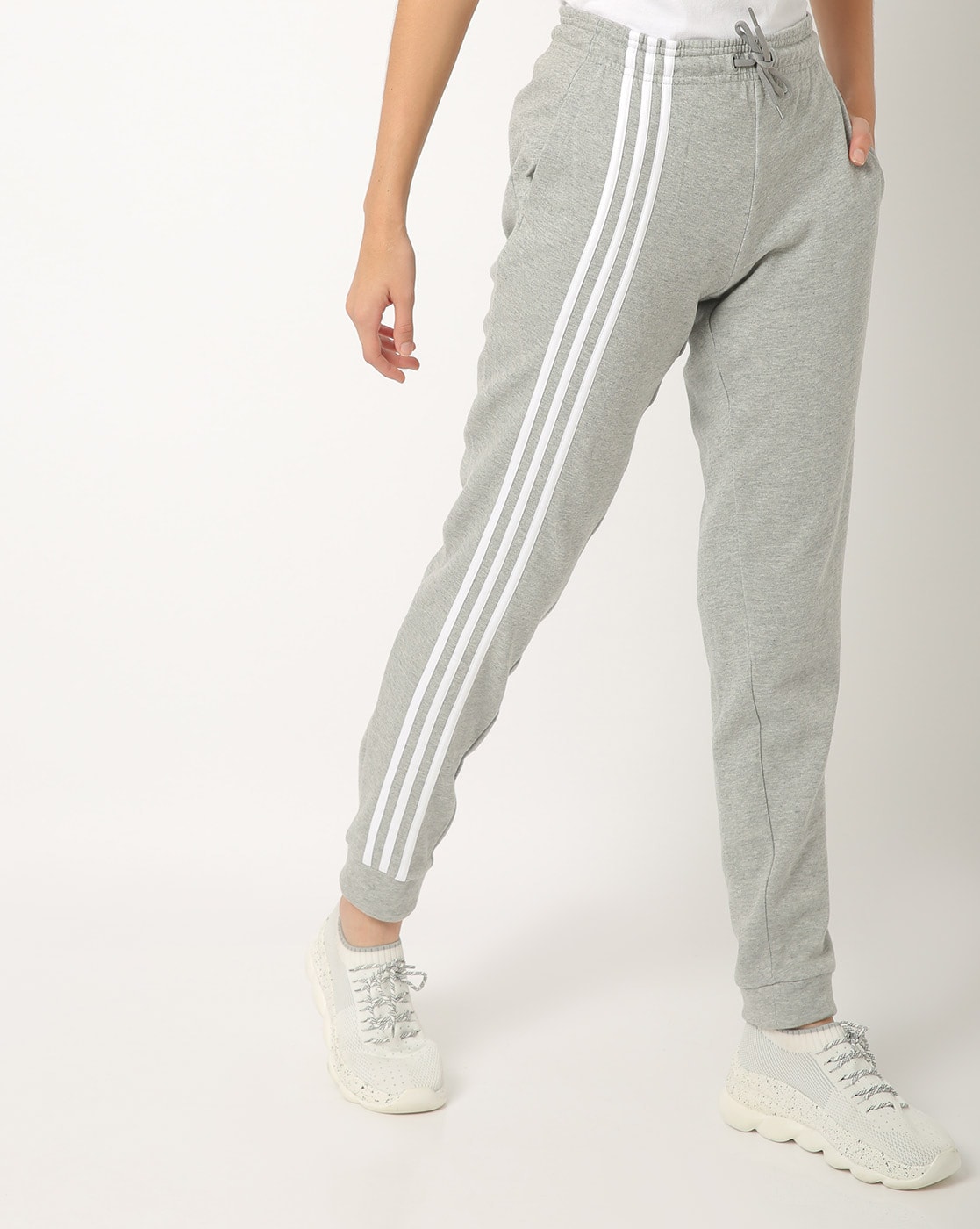 Grey adidas sales track pants womens