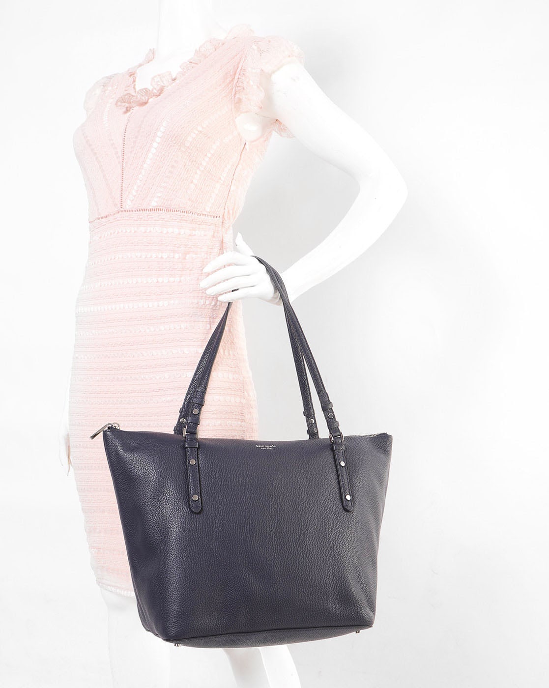 Polly Pebbled Leather Tote Bag