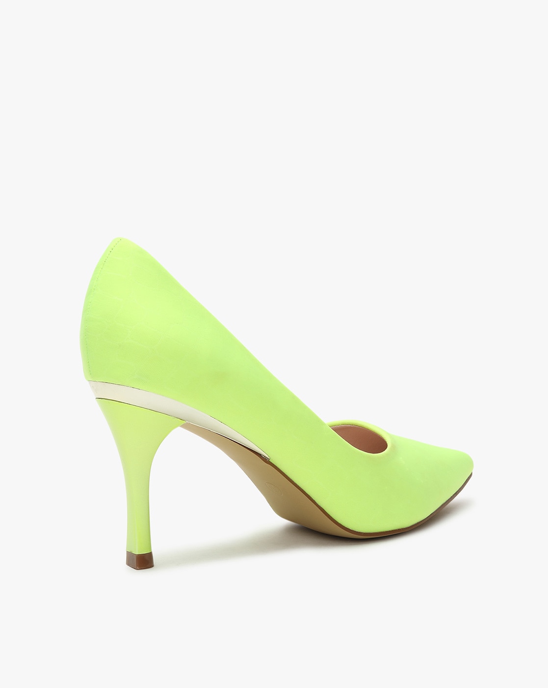 lime green stiletto heels