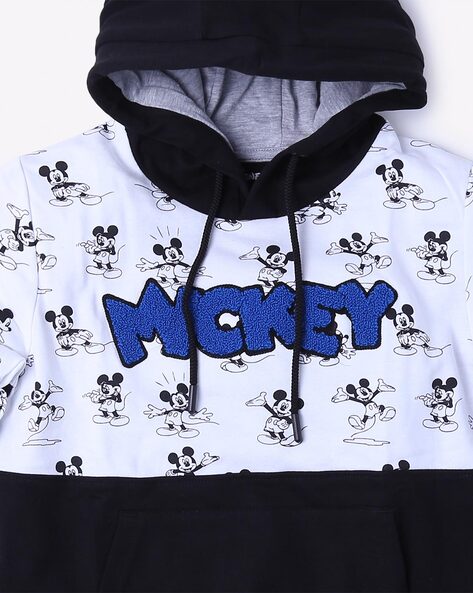 Black and white mickey 2025 mouse hoodie