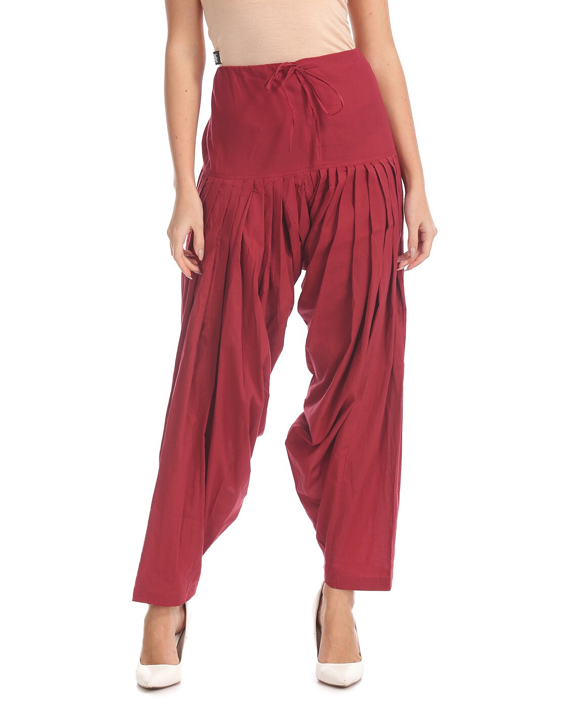 Buy AWA Women's premium soft Cotton Patiala pants, Color - Skin Size-XL  Online at Best Prices in India - JioMart.