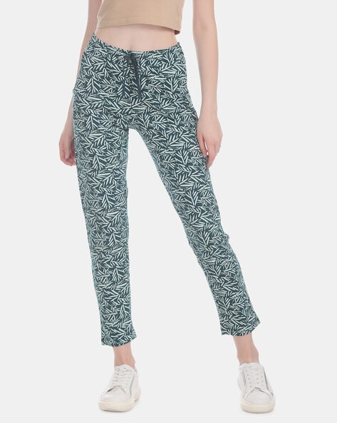 grey leaf track pants