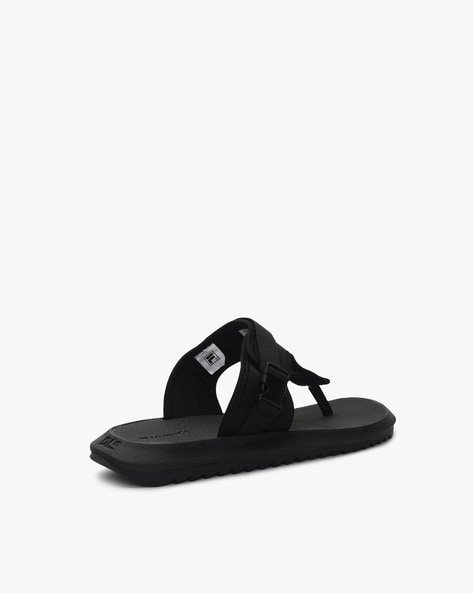 FILA Women's Sleek Slide ST Sandals Black/White/White, Size 11 - Walmart.com