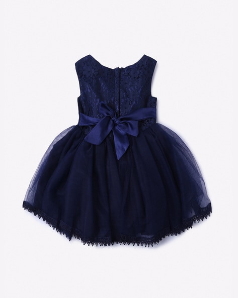 infant navy blue dress