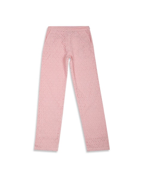 Buy Pink Trousers & Pants for Girls by Elle Kids Online