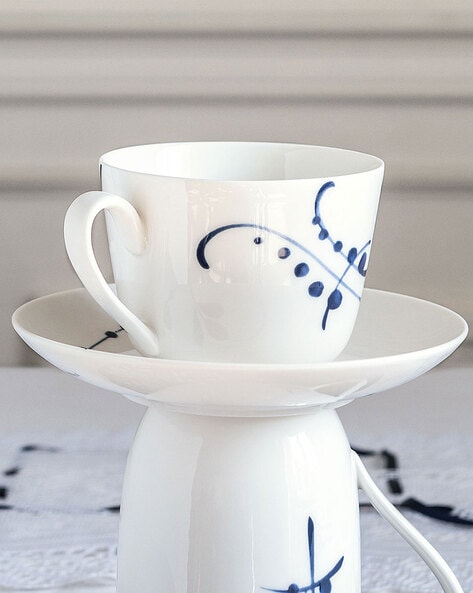 Villeroy And Boch Espresso Set Coffee Cup Saucer Service For 2 Porcelain White